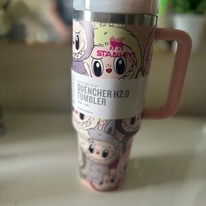 Stanley Quencher H2.0 Tumbler with Cute Character Design Labubu